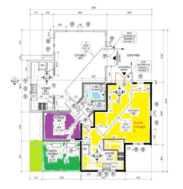 cottage 3-4 floor plan outline colors jwb