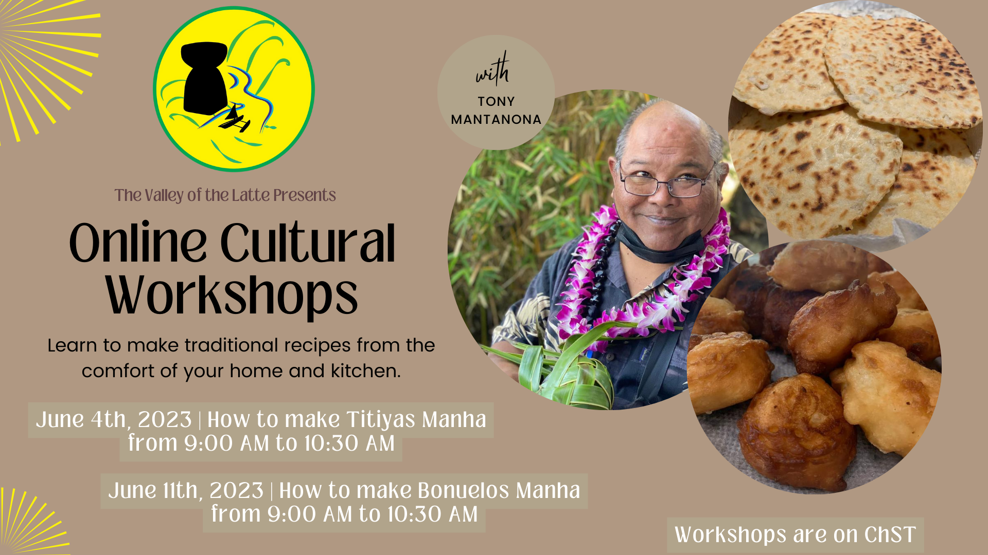 Online Cultural Workshops with Tony Mantanona