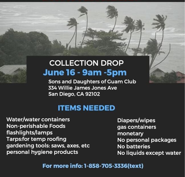 Typhoon Mawar Disaster Relief - Collection Drop