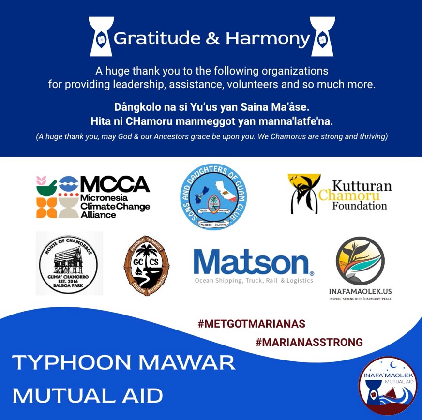 Sending Disaster Relief to Guam for Typhoon Mawar Recovery