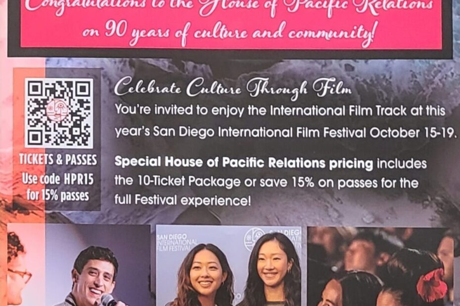 San Diego International Film Festival October 15-19,2025