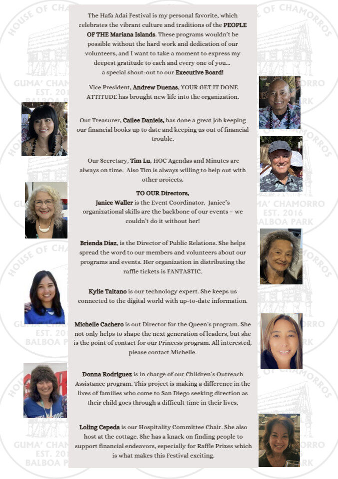 House of Chamorros Newsletter Fall