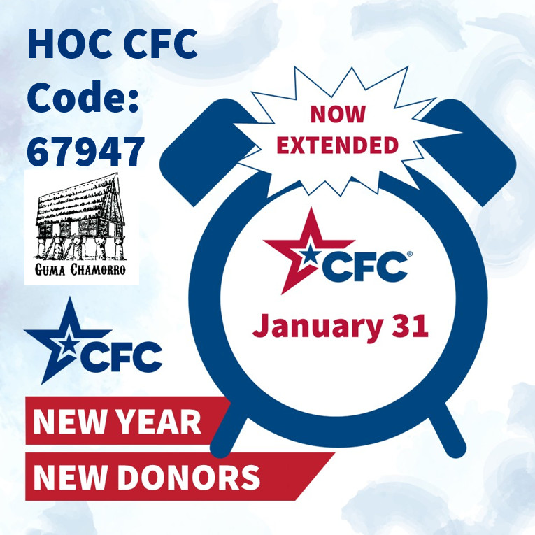 House of Chamorros CFC COde Combined Federal Campaign